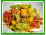 Receta Ensalada con mango y soja