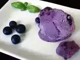 Receta Helado de arándanos cremoso