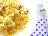 Receta Farfalle con nata y atún