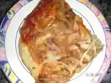 Receta Pizza con pollo asado