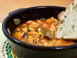 Receta Cazuela de mejillones y gambas