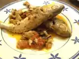Receta Besuguitos en salsa de boletus