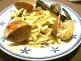 Receta Maritati mare e monti (pasta maritati mar y montes)