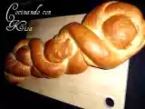 Receta Trenza de pan de leche rellena (chef of matic y horno tradicional)