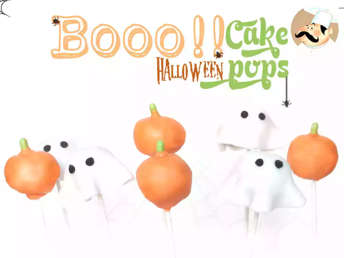 Receta Cake pops con decoración halloween