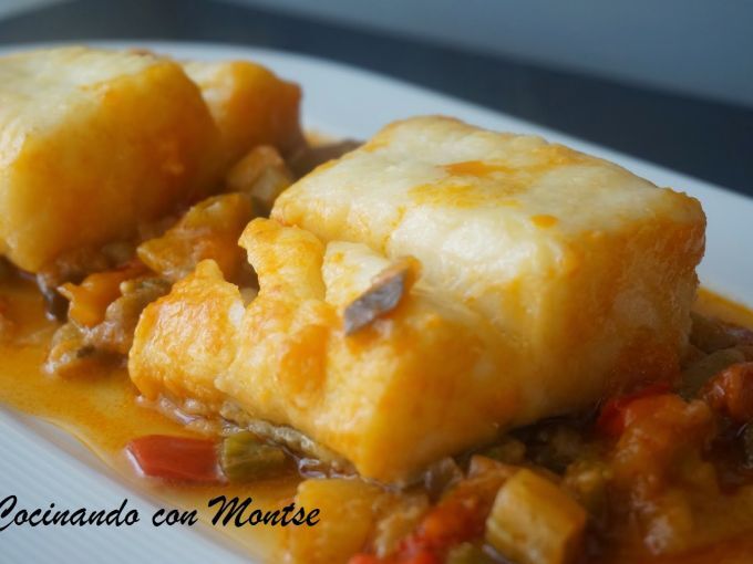 Bacalao con pisto