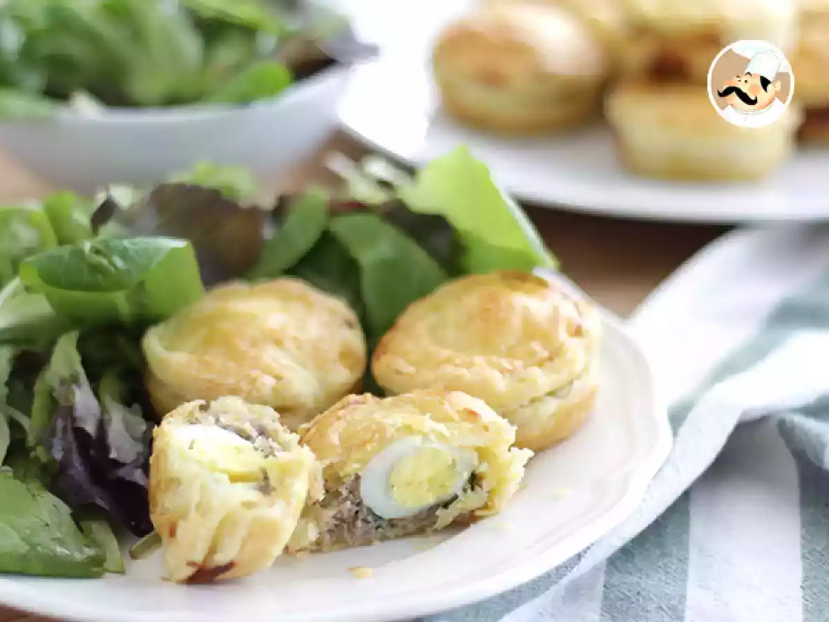 Receta Mini pasteles de carne para pascua