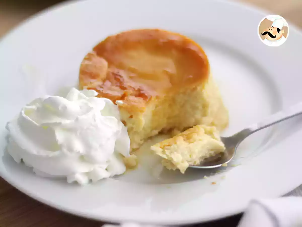 Receta Flan de queso mascarpone