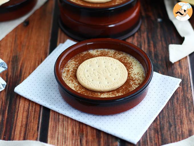 Natillas tradicionales caseras con canela y limón