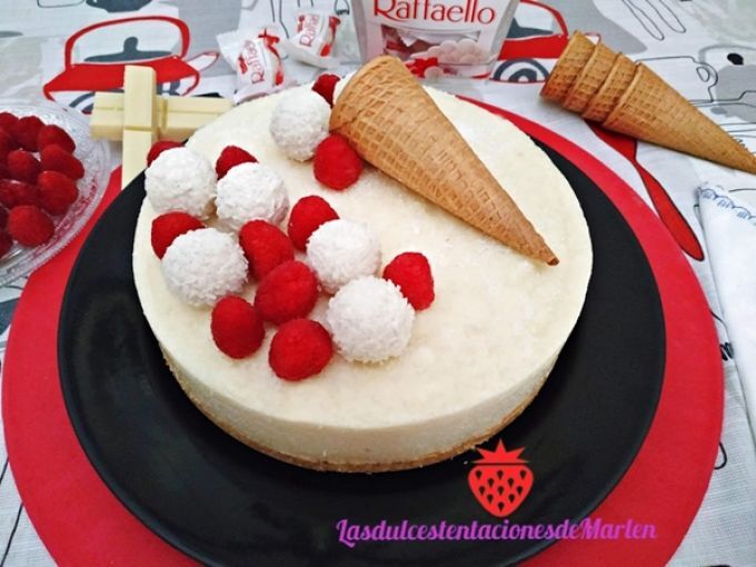 Tarta bombón raffaello