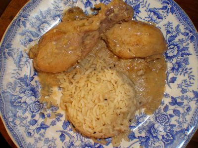 Receta Pollo mughlai con pilaf