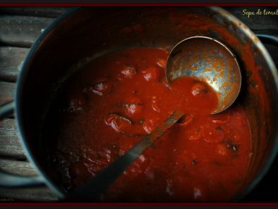 Receta Sopa de tomate y albahaca