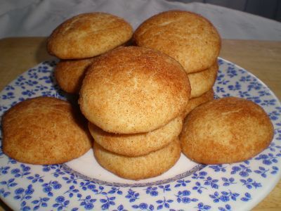 Receta Snickerdoodles, galletas con azúcar y canela