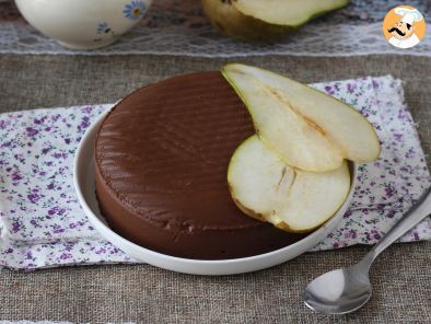 Receta Fudge de chocolate y pera con sólo 2 ingredientes