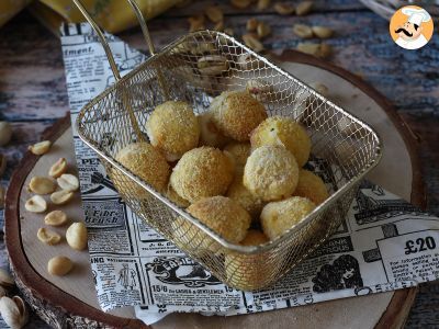 Receta Bolitas de mozzarella empanadas en freidora de aire