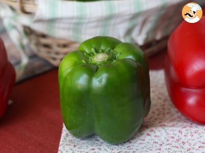 Receta Cómo pelar pimientos crudos