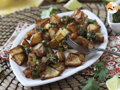 Receta Patatas al horno con chimichurri