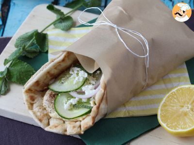 Receta Gyros de pollo, ¡el bocadillo griego que te encantará!