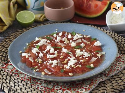 Receta Carpaccio de sandía: el entrante refrescante para el verano