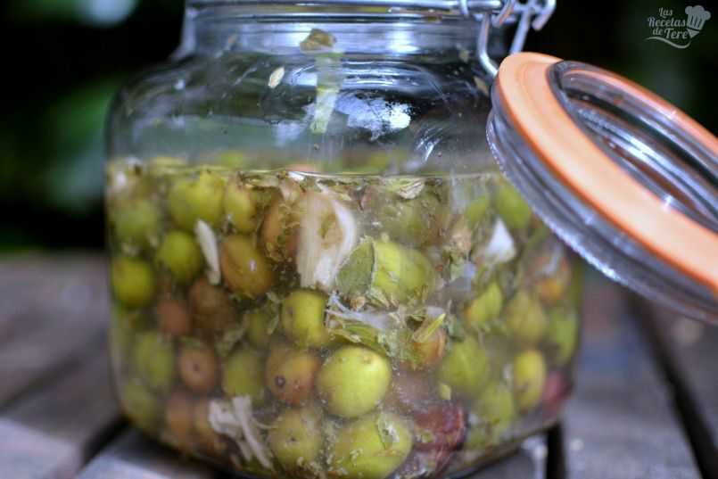 Aceitunas aliñadas preparadas en casa - Receta Petitchef