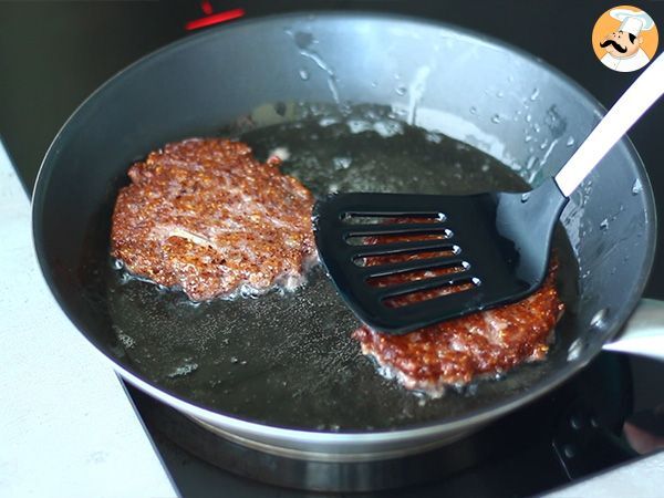 Carne vegetariana para hamburguesa - Receta Petitchef
