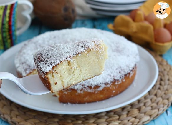 Pastel de coco tres leches brasileño - Receta Petitchef