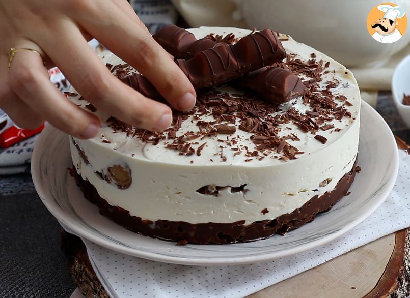 Cheesecake de kinder bueno sin horno - Receta Petitchef