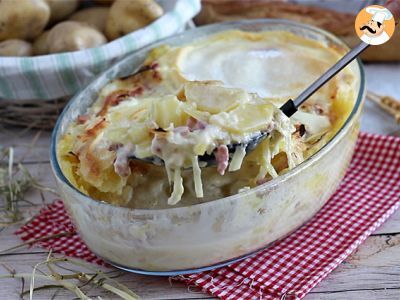 Tartiflette francesa, tradicional de saboya - Receta Petitchef