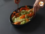 Paso 5 - Ensalada de tagliatelle de verduras con salsa de cacahuete