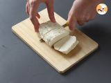 Paso 1 - Queso halloumi agridulce a la sartén con miel y romero