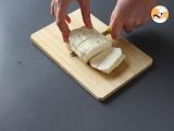 Paso 1 - Queso halloumi crujiente en freidora de aire