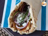 Paso 10 - Gyros con halloumi, ¡una versión vegetariana del sándwich griego!