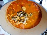 Paso 10 - Garbanzos con mejillones, guiso de invierno