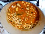 Paso 11 - Garbanzos con mejillones, guiso de invierno