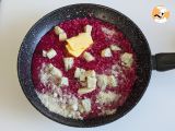 Paso 7 - Risotto de remolacha y gorgonzola: una explosión de color y sabor