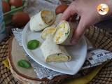 Paso 8 - Wrap de huevo y queso feta, delicioso y superproteico