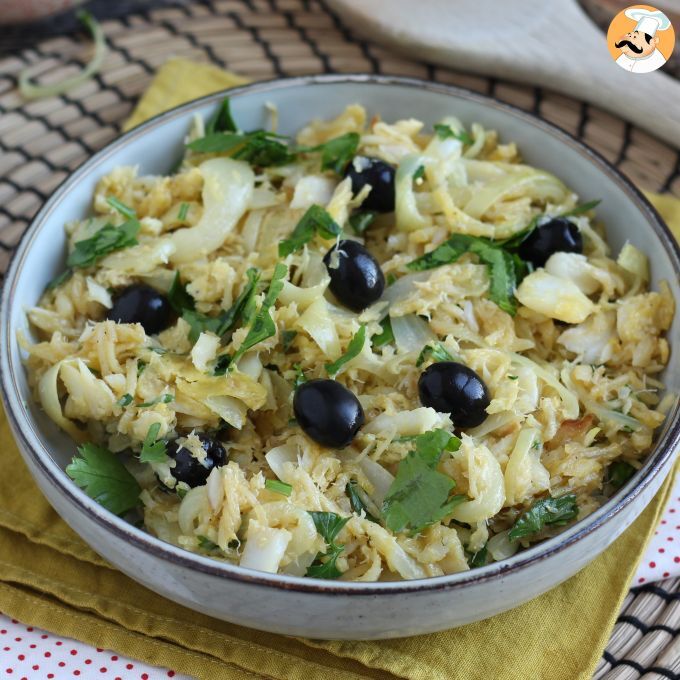 Bacalao dorado o bacalhau à brás - Receta Petitchef