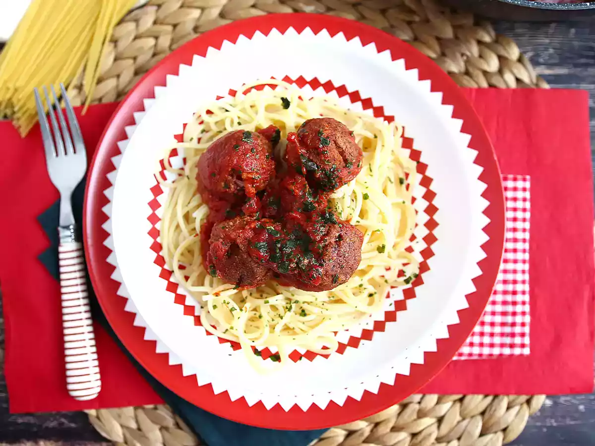 Albóndigas de seitán con tomate - foto 3