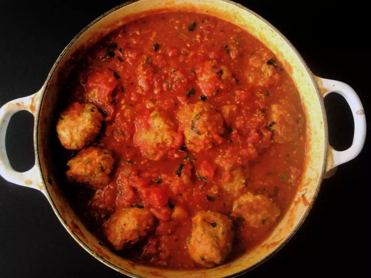 Albóndigas en salsa de tomate (receta italiana) - foto 4