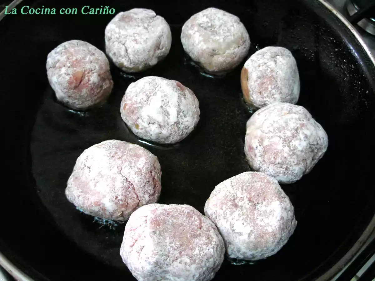 Albóndigas en salsa de zanahoria y Curry - foto 6