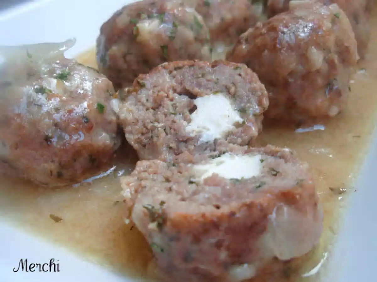 Albóndigas rellenas de queso fresco - foto 5
