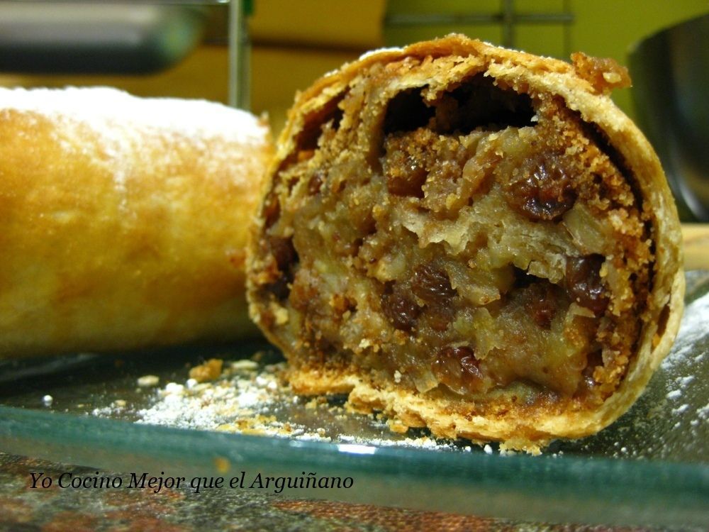 Apfel strudel o strudel de manzana - Receta Petitchef