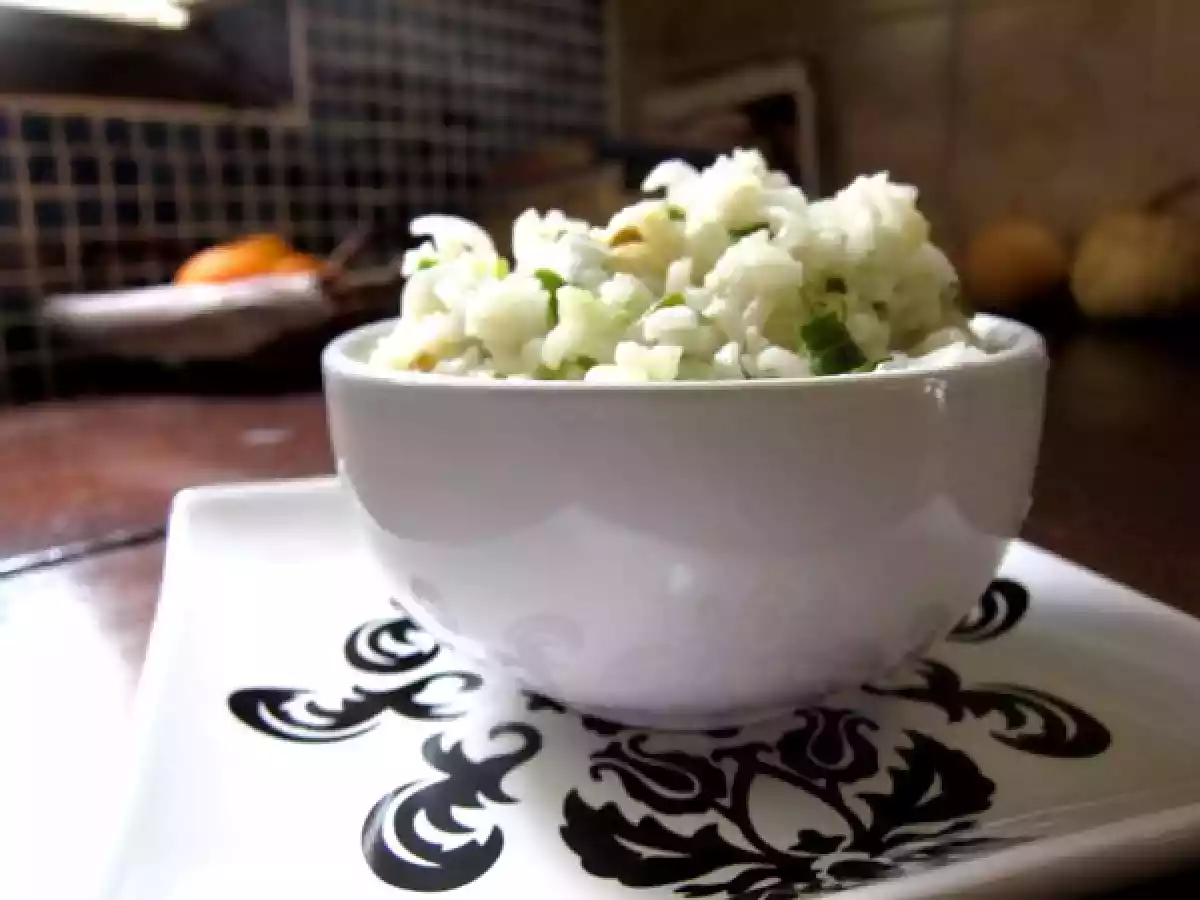 Arroz con cebolleta y jengibre aromatizado con infusión de lemongrass - foto 3