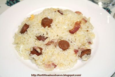 Arroz con Cebolla y Tocineta