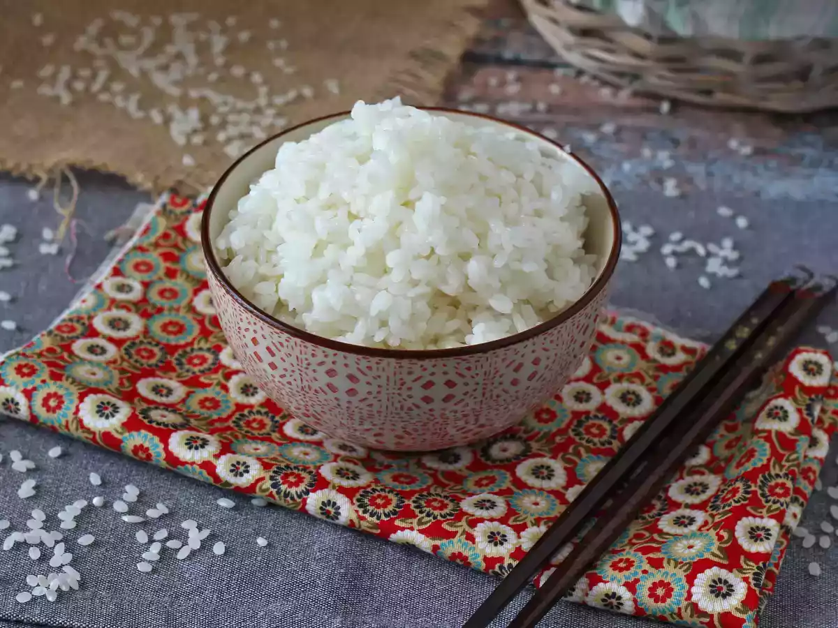 Arroz para sushi en robot de cocina Cookeo