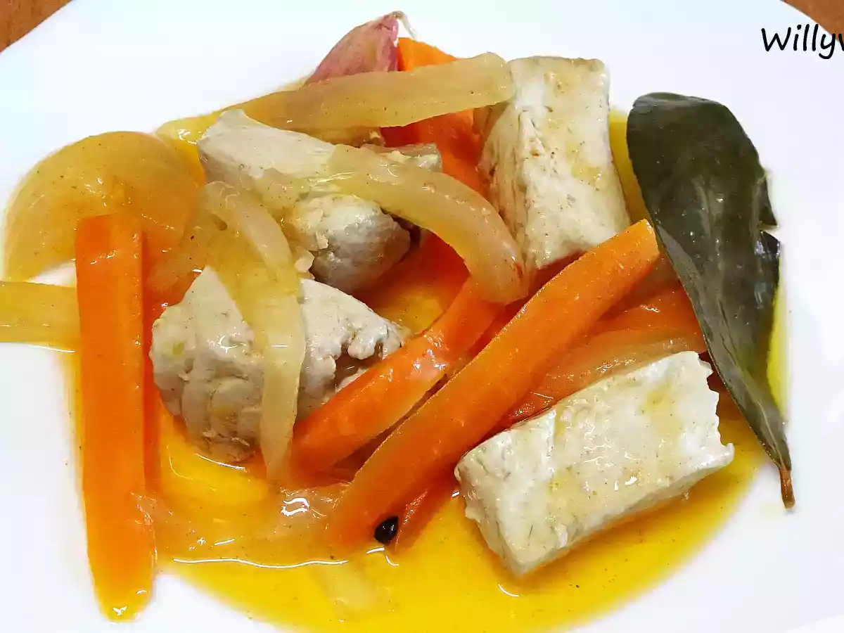 Atún en escabeche con verduritas