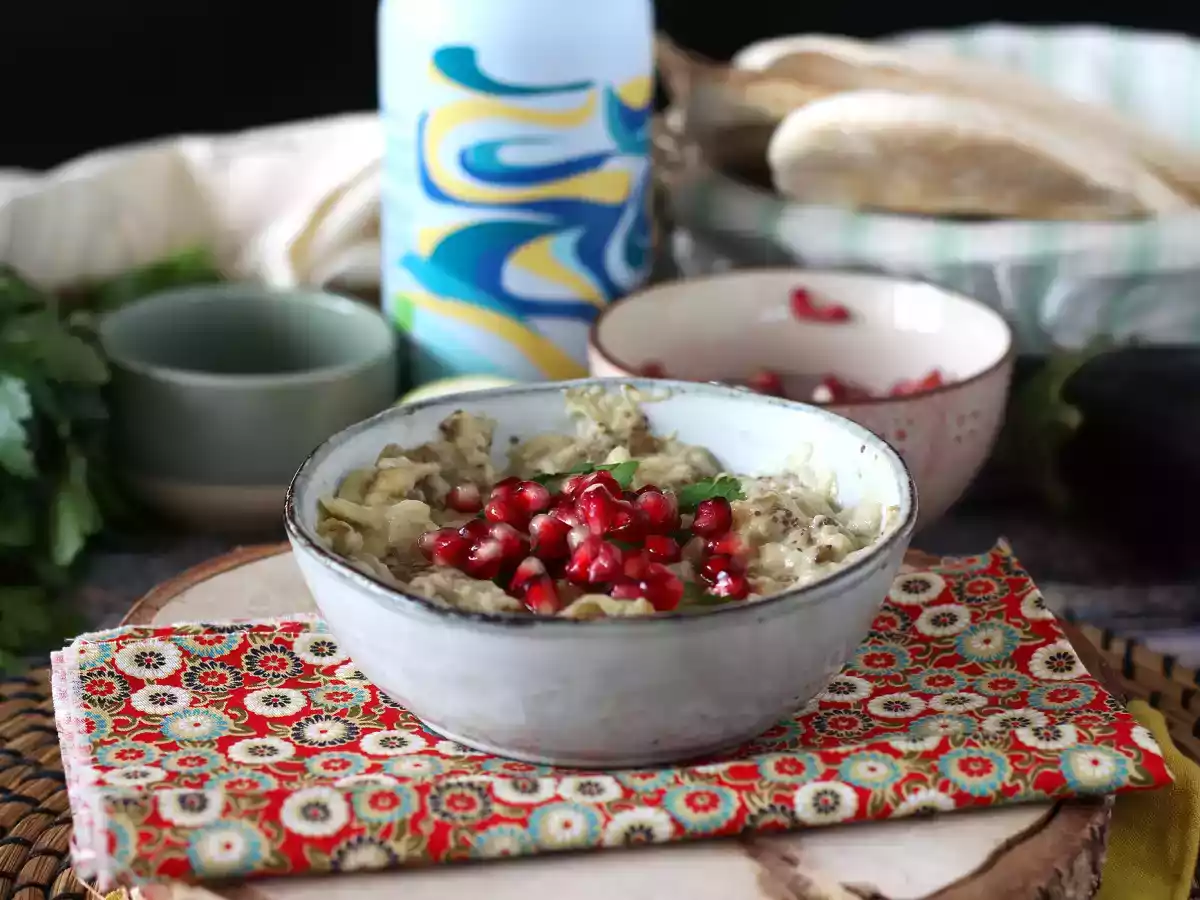 Baba ganoush o Mutabal la deliciosa crema de berenjena árabe - foto 3