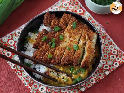 Berenjena empanada con pan rallado panko y curry japonés al estilo katsu - foto 7