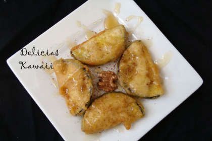Berenjenas dulces en tempura - Receta Petitchef