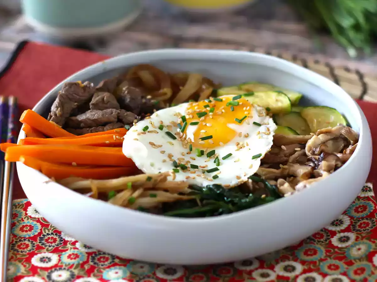 Bibimbap, plato tradicional coreano